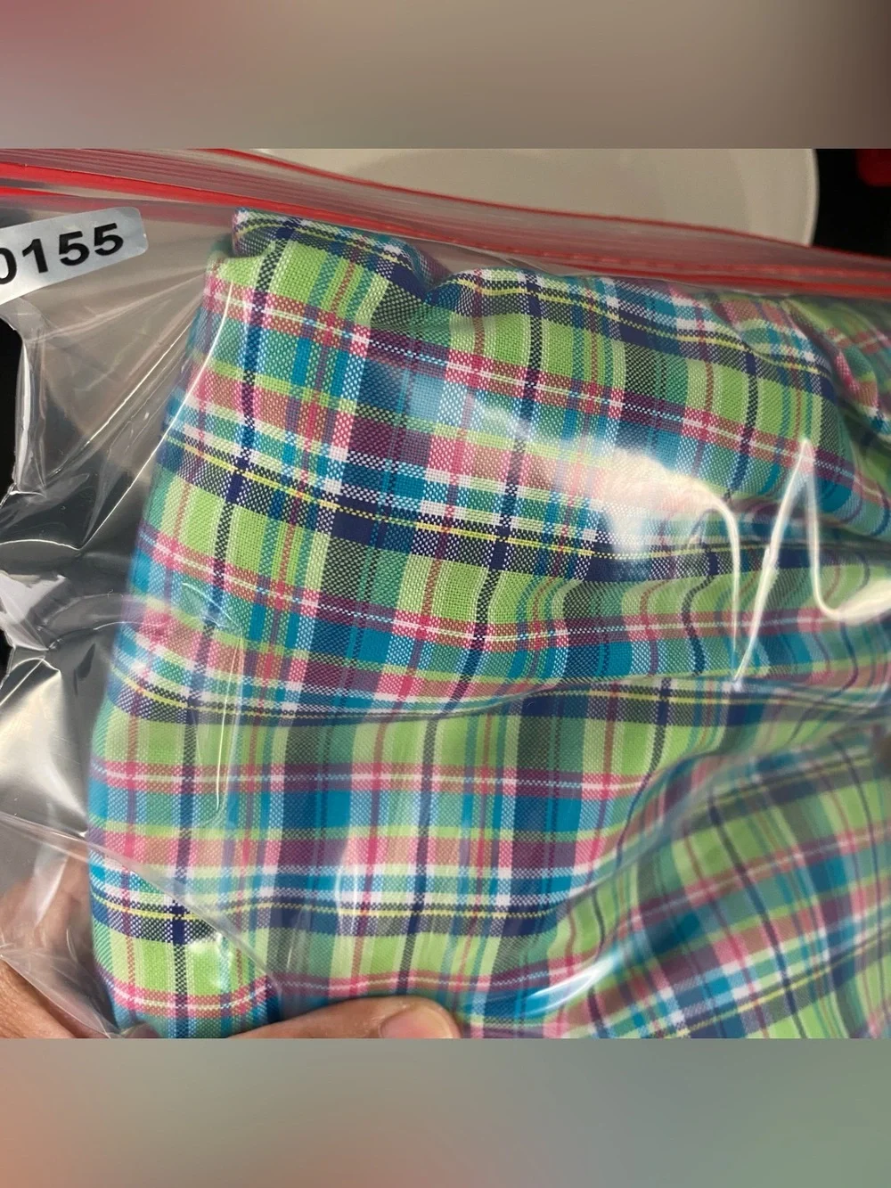 Polo Golf Ralph Lauren Mens Size 36 Blue Green Pink Madras Plaid Shorts